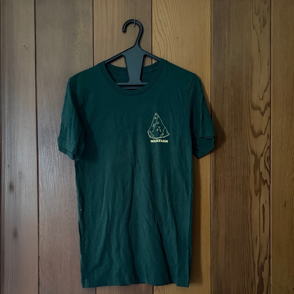 Milkfarm Men's Forest Green Graphic Tee